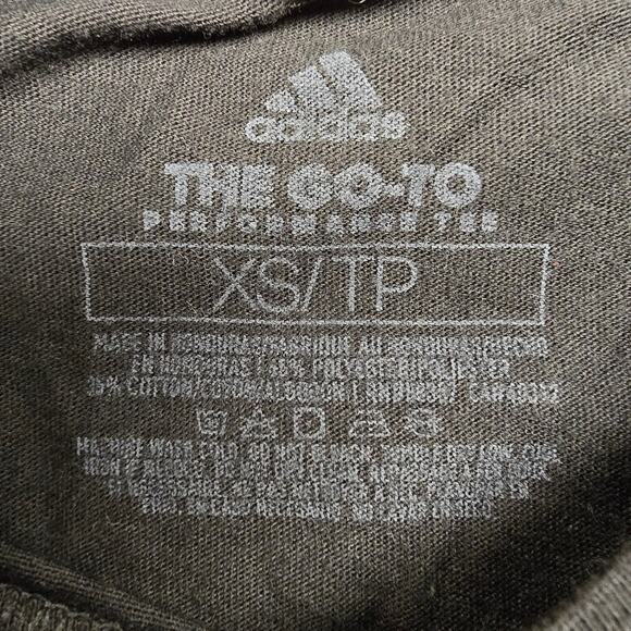 Women's Adidas "The Go-To Performance Tee" Cropped Athletic Muscle Top | Size XS - Picture 5 of 5